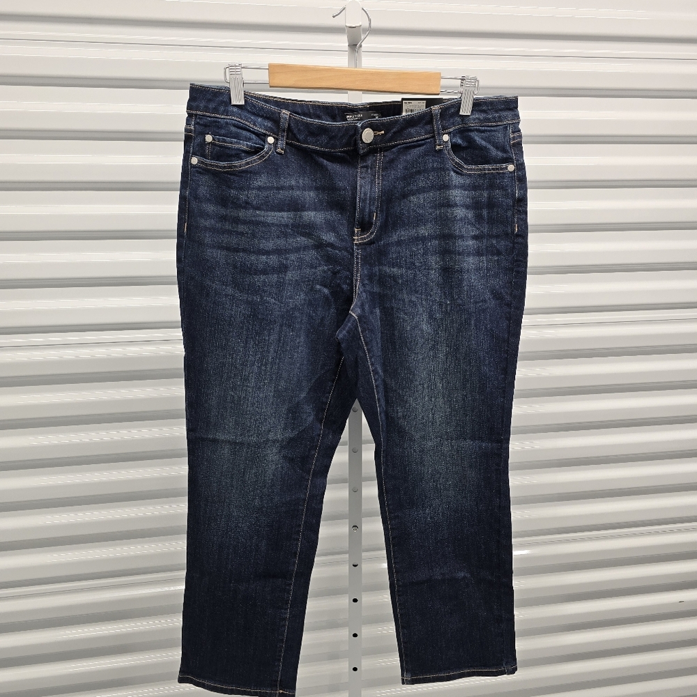 Simply Vera Vera Wang Straight Mid Rise Women's Jeans 16P Petite Short NWT